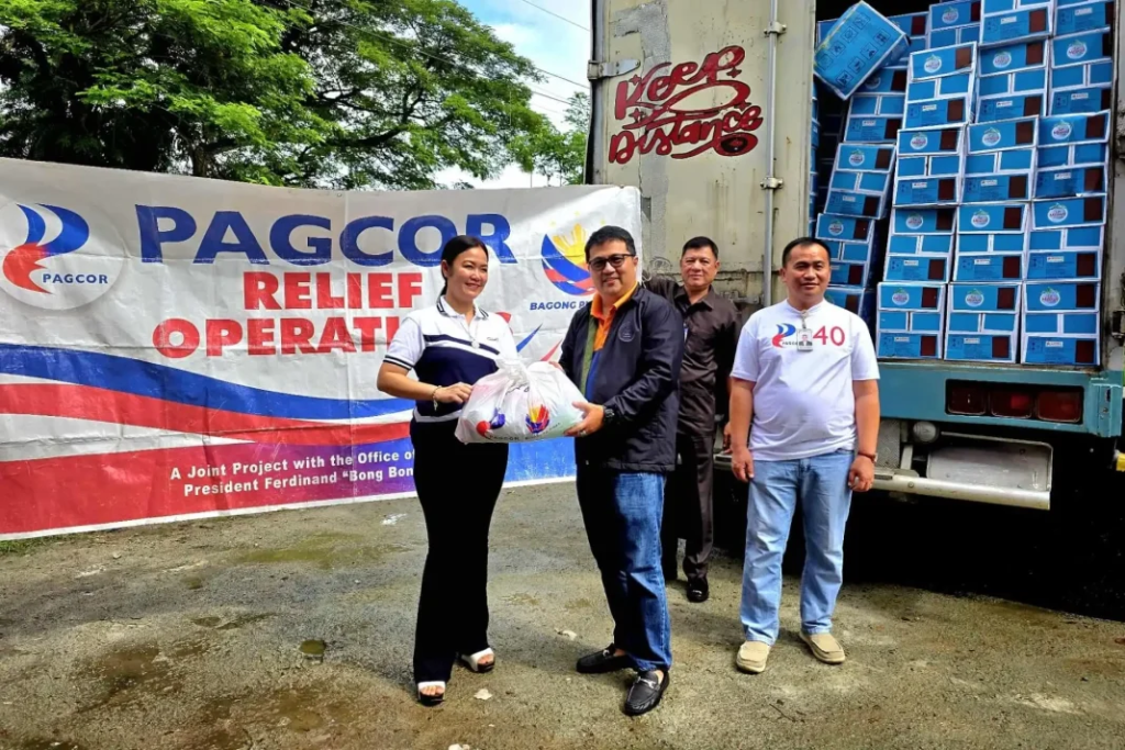 PAGCOR delivers ₱32.85M relief support to typhoon‑hit communities🌈